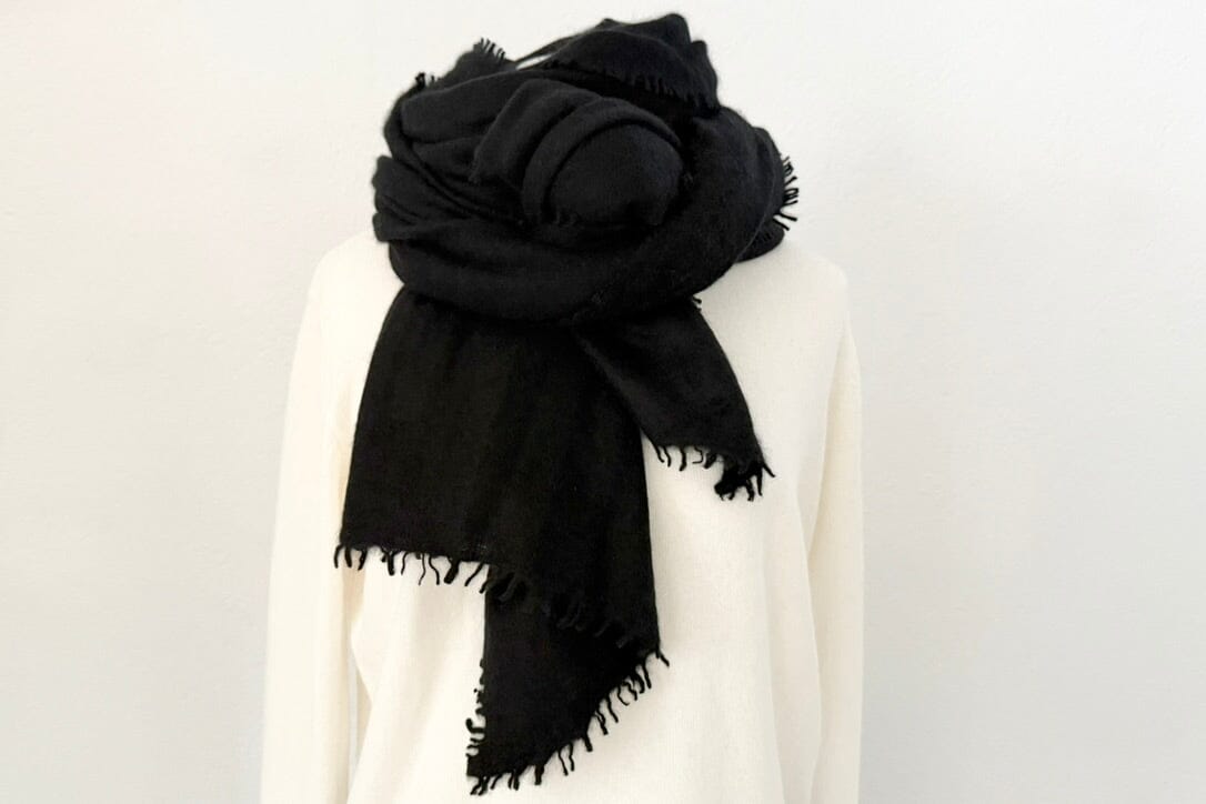 Choice by Réjane Rosenberger cashmere scarf antra (MS-222)