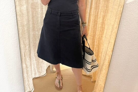 HAPPYHAUS  La Jupe "DANAH" night blue short