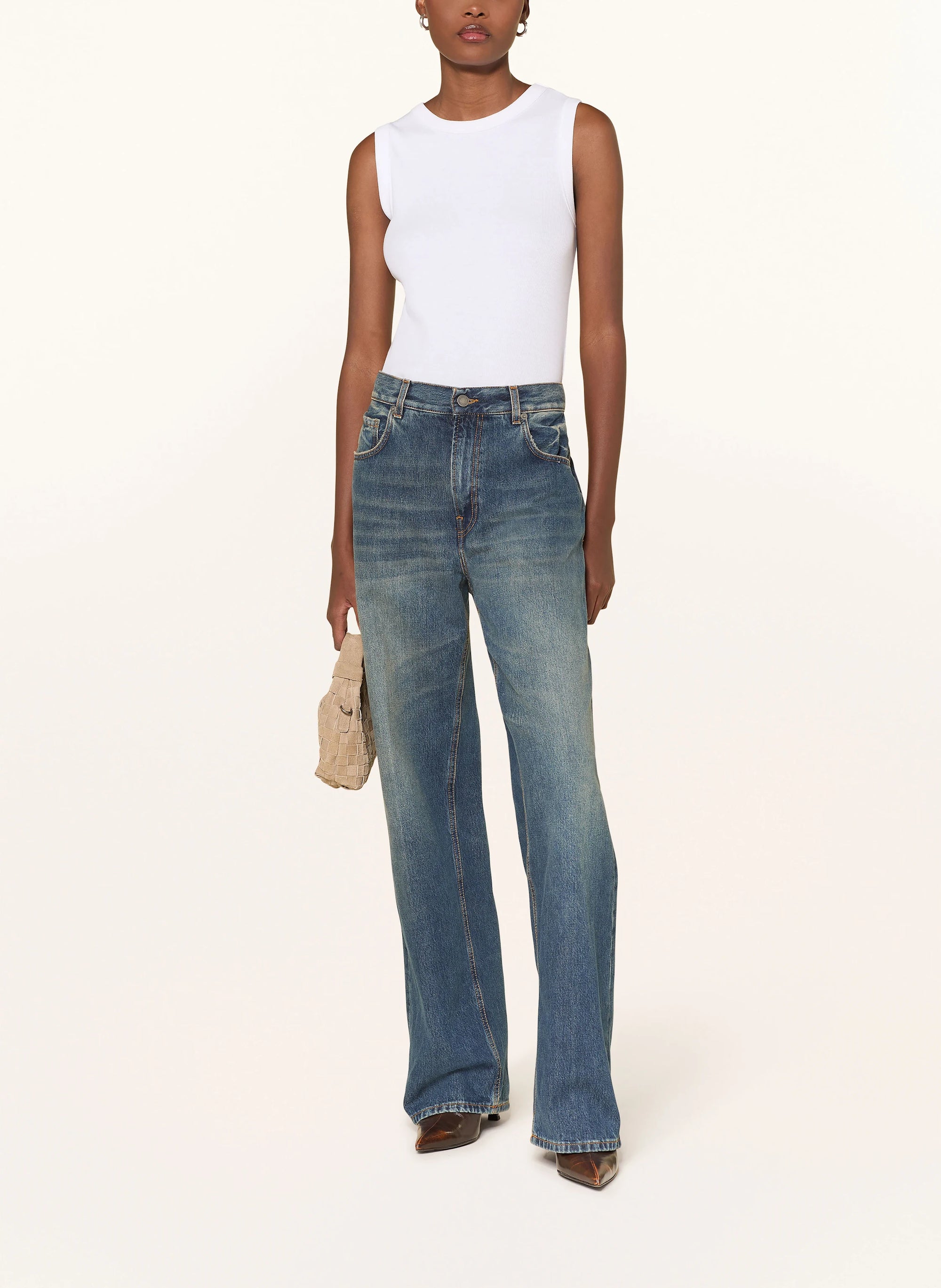 HAIKURE Wide Jeans "BONNIE" dark wash