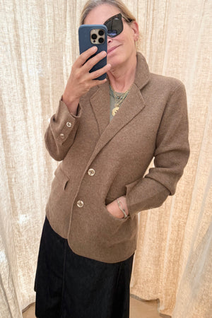 NOTSHY cashmere sweater "TINI" beige chiné