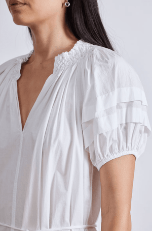 APIECE APART Cotton/Cashmere Cardigan "Ellen" cream