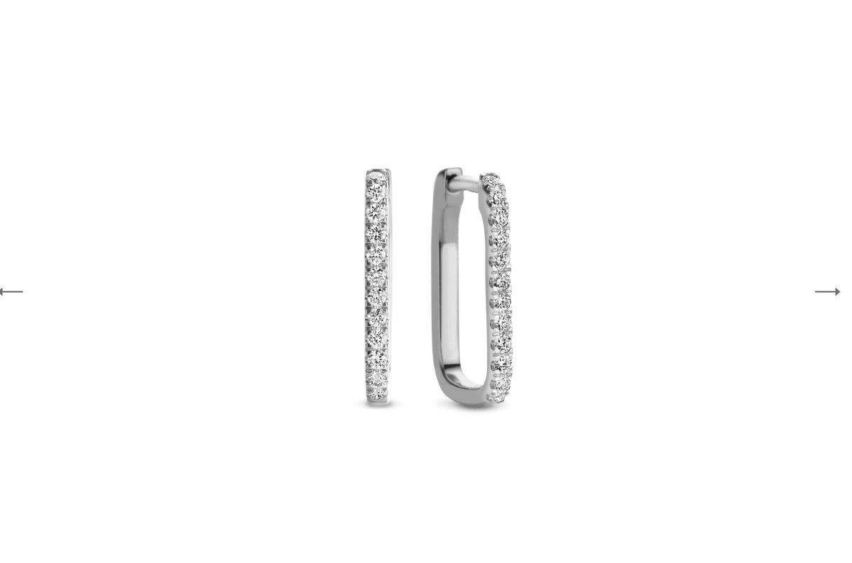 Rejane Rosenberger Jewelry "Square" silver or whitegold