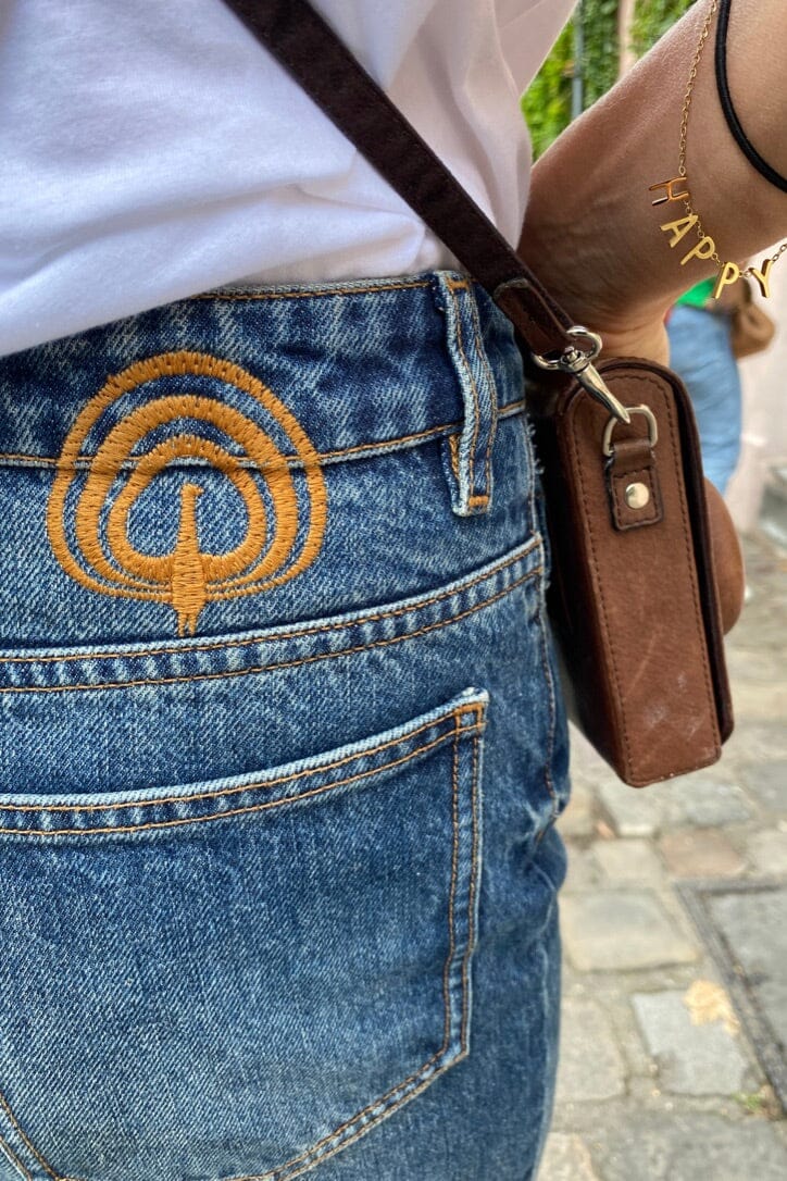 HAPPY HOUSE Le Pantalon - Jeans  "PEACOCK"  wide