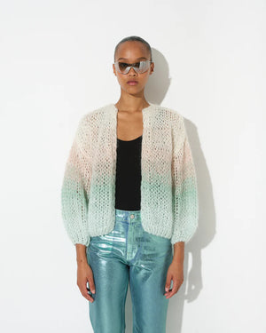 MAIAMI Cardigan "OMBRE" pastell