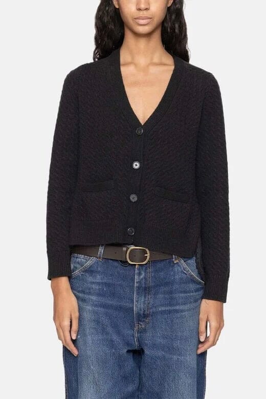 SEA NEW YORK Strickjacke "SHANNA" schwarz