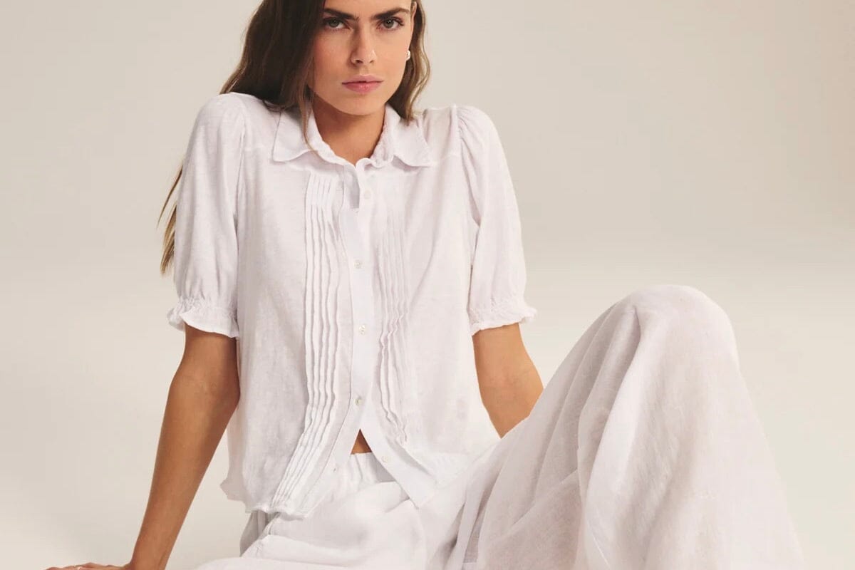 VELVET by Graham & Spencer Shirt "TATUM07" weiss