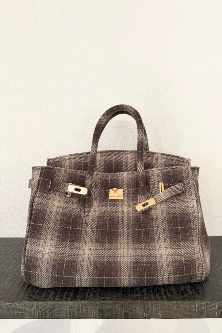 Choice by Réjane Rosenberger Shopper "LBE" sand/brown/check