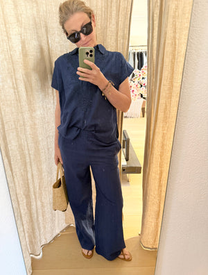 STELLA FOREST cotton blouse "ISOLDE" off-white