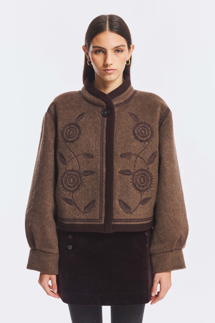 ANTIK BATIK Jacke "Willow" brown