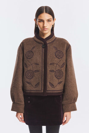 ANTIK BATIK Jacke "Willow" brown