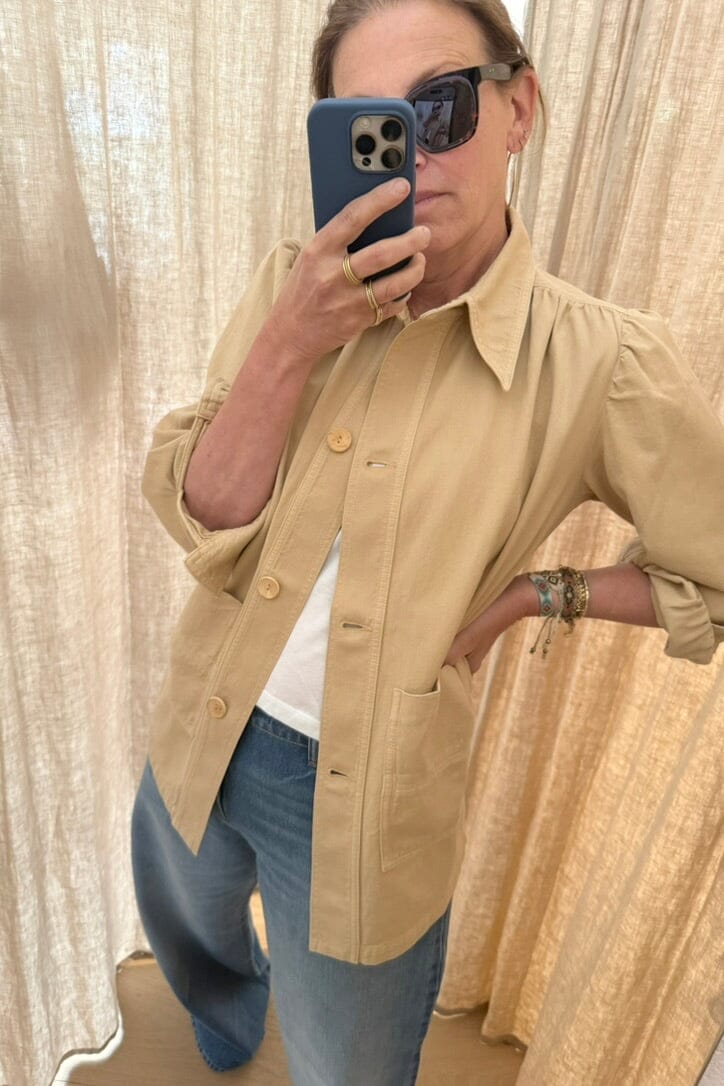 HAPPYHAUS "LE VESTE PEINTRE" beige vintage