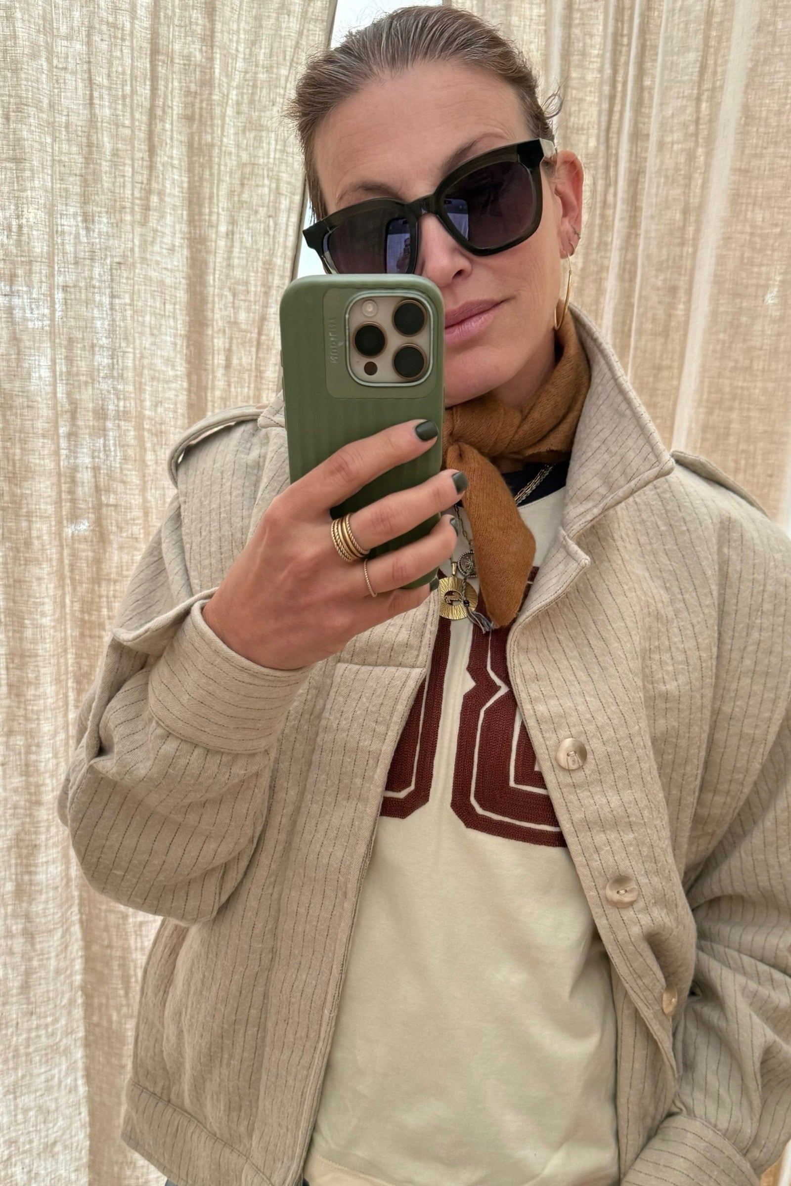 VON GOAT Cashmere Bandana uni chocolade