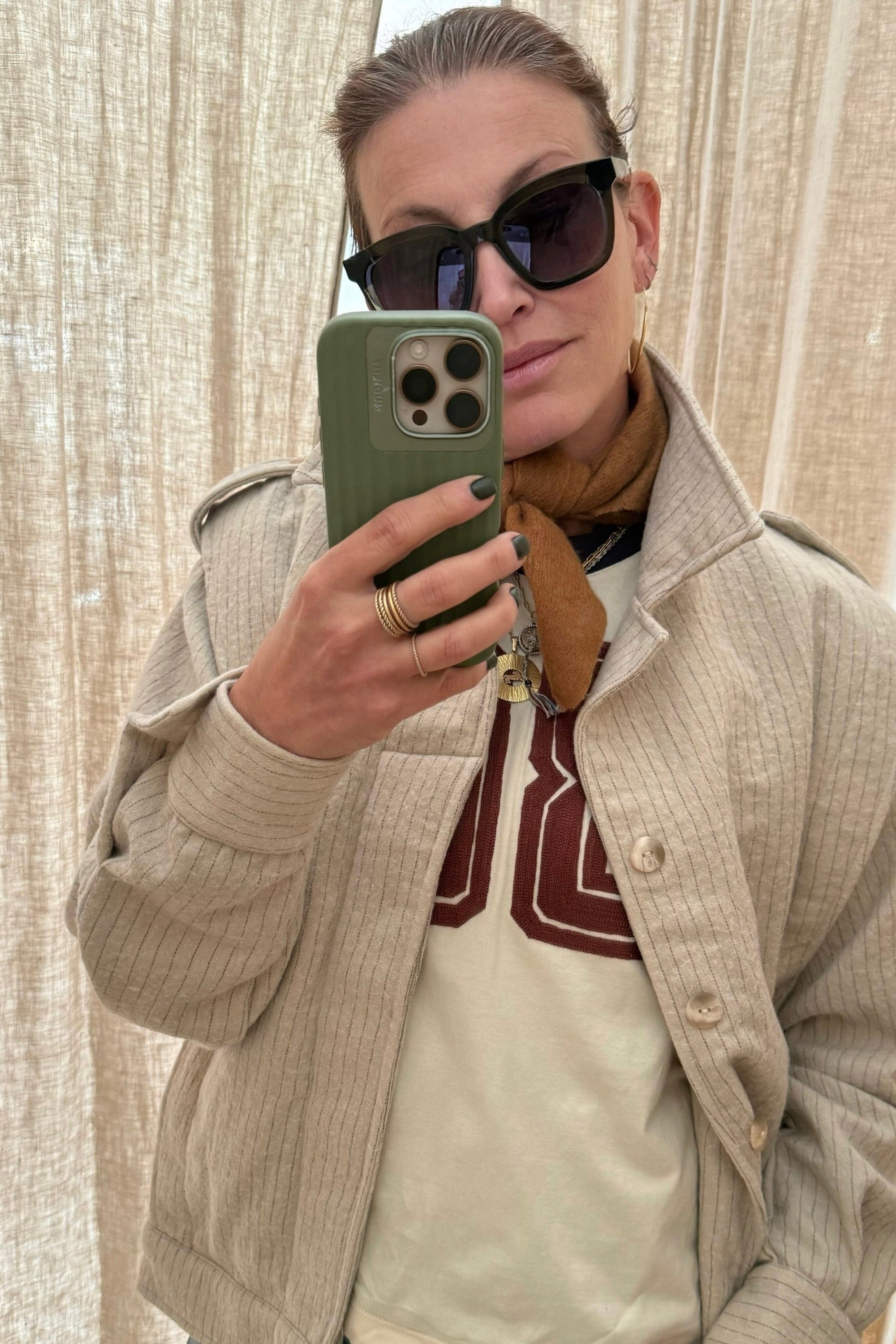 VON GOAT Cashmere Bandana uni chocolade