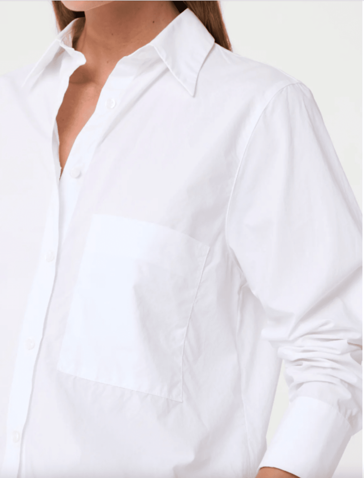 KNIT TED Popeline Hemd "LIES" weiss