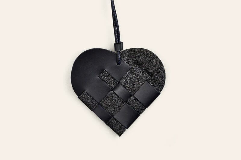 CALAJADE Leather shopper "MISU" MINI - black