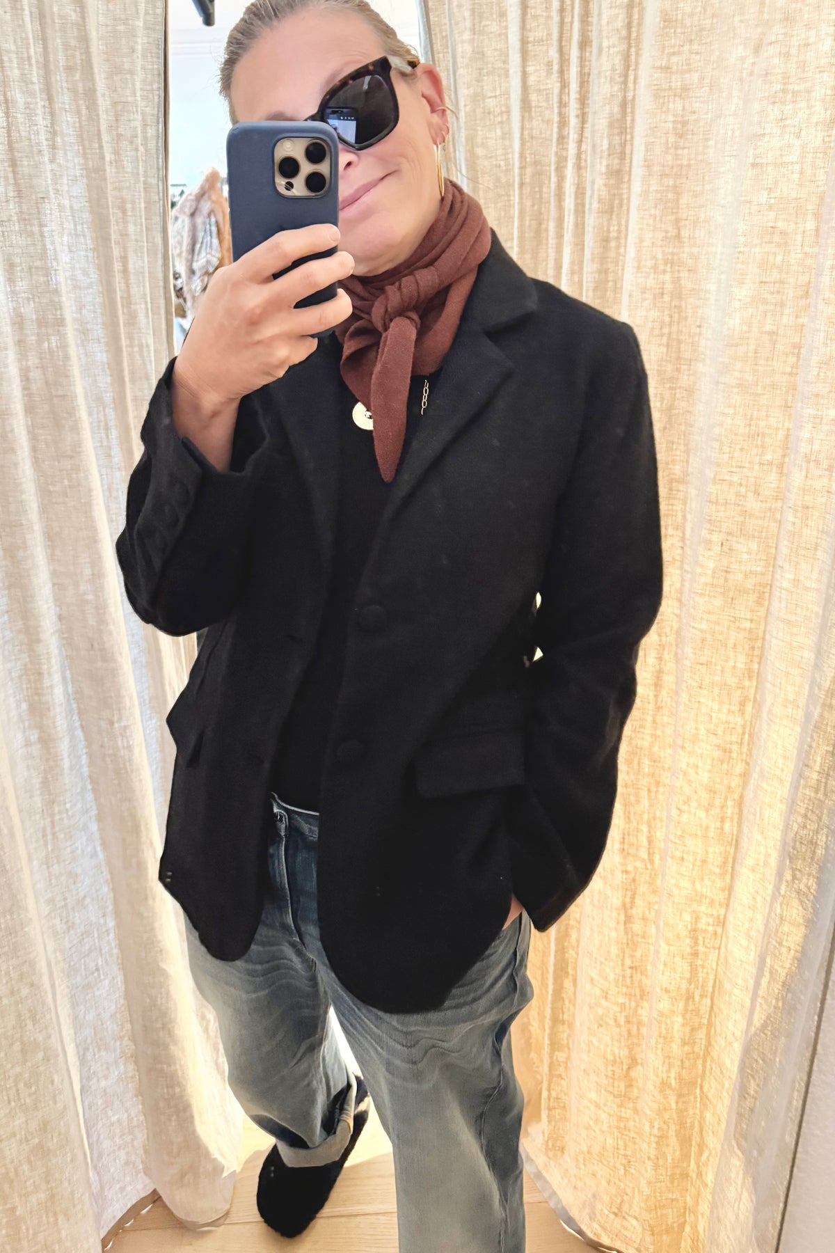 HAPPYHAUS oversized "LE BLAZER" black