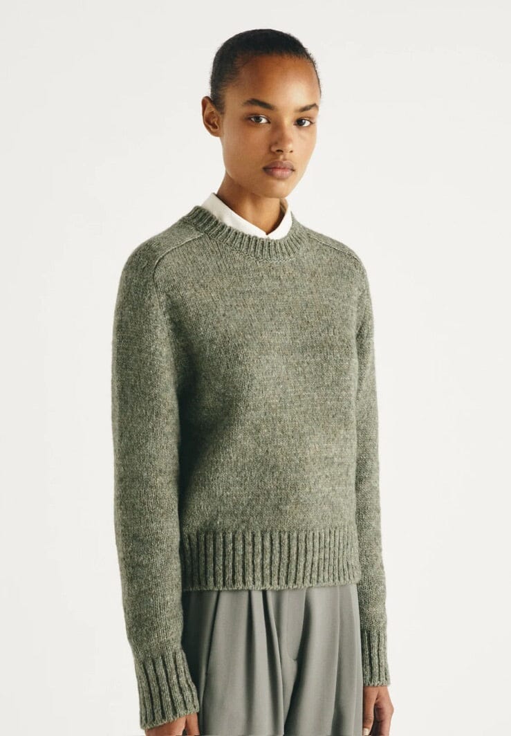 MASSCOB Woolmix Sweater "VALOIS" army