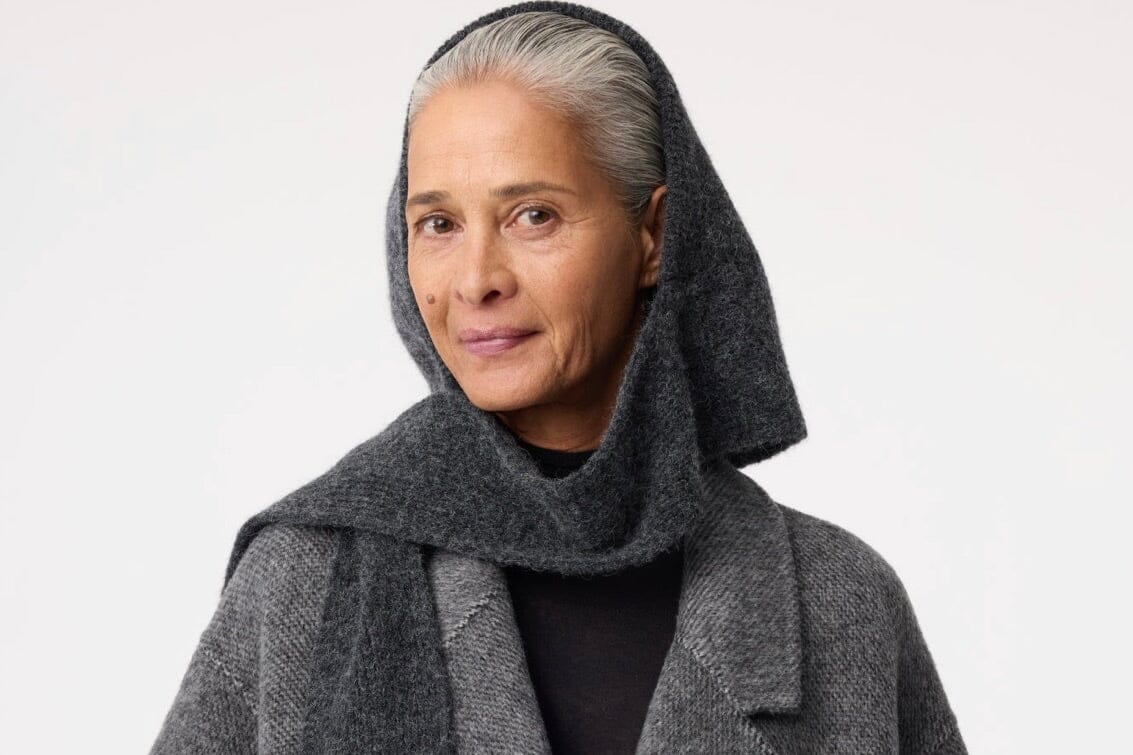 KNIT TED Kapuzenschal "Betsy" antra