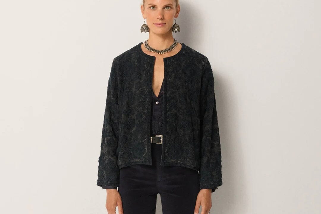 MAISON HOTEL Baumwolljacke "BALANI" night marine