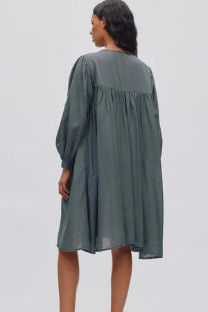 RABENS SALONER  Baumwollkleid "ELDA" macadan