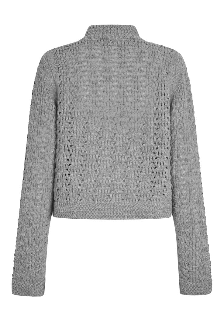 DEA KUDIBAL Strickjacke "NAOMIDEA" grau mélange