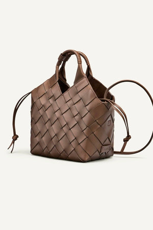 CALAJADE Ledershopper "MISU" MEDIUM - toffee