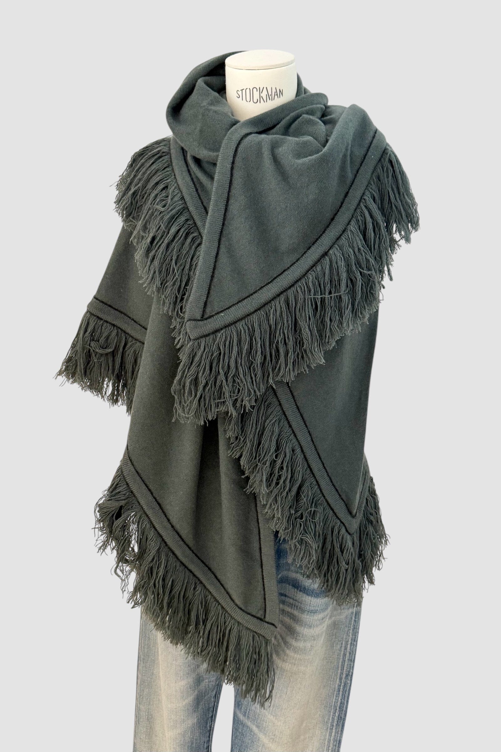 Choice by Réjane Rosenberger Cashmere Poncho black