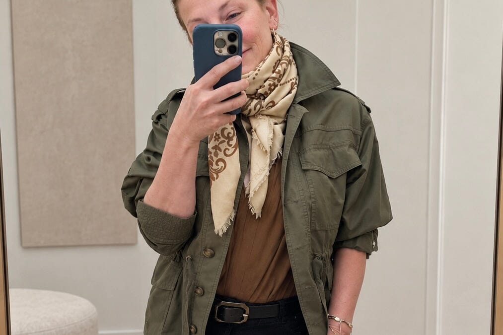MAISON LECOMTE FLAMANT Wool/Cashmere "Scarf" cashew
