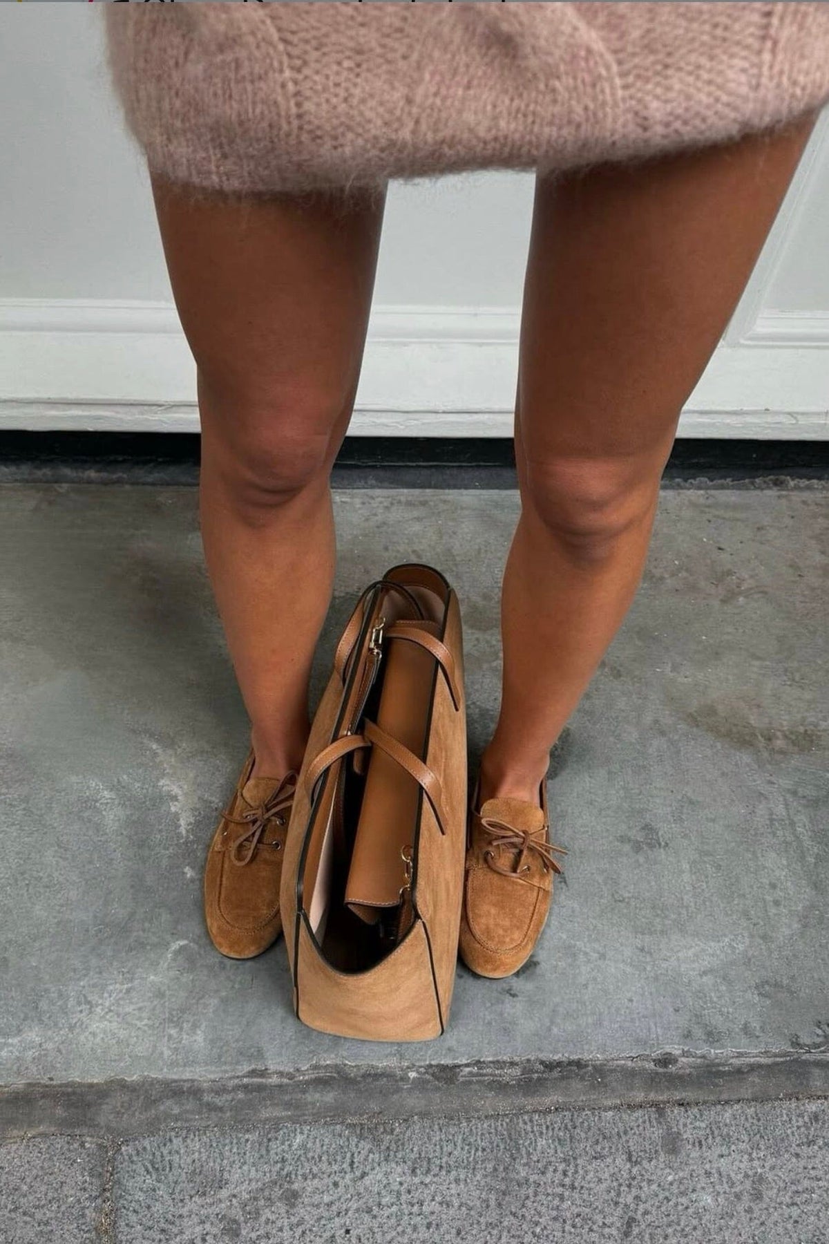 ODARE Slipper "DIVA" natural suede