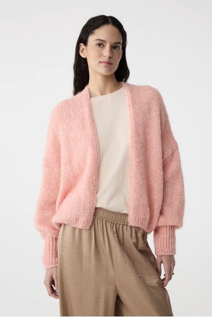 KNIT TED cuddly cardigan "BECKY" cream