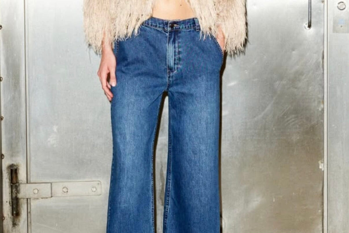 RABENS SALONER  Soft Denim Hose "INEZ" washed indigo