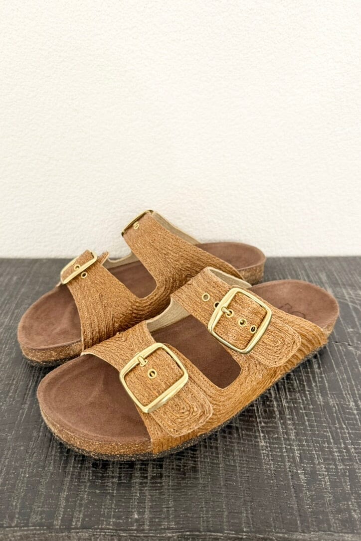 BOSABO Birkenstock "ISABEL" Raffia cinnamon