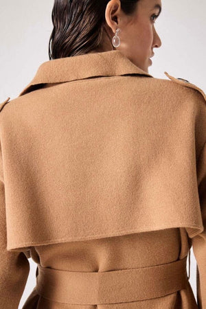 NOTSHY Cashmere Trench "ANDREA" camel