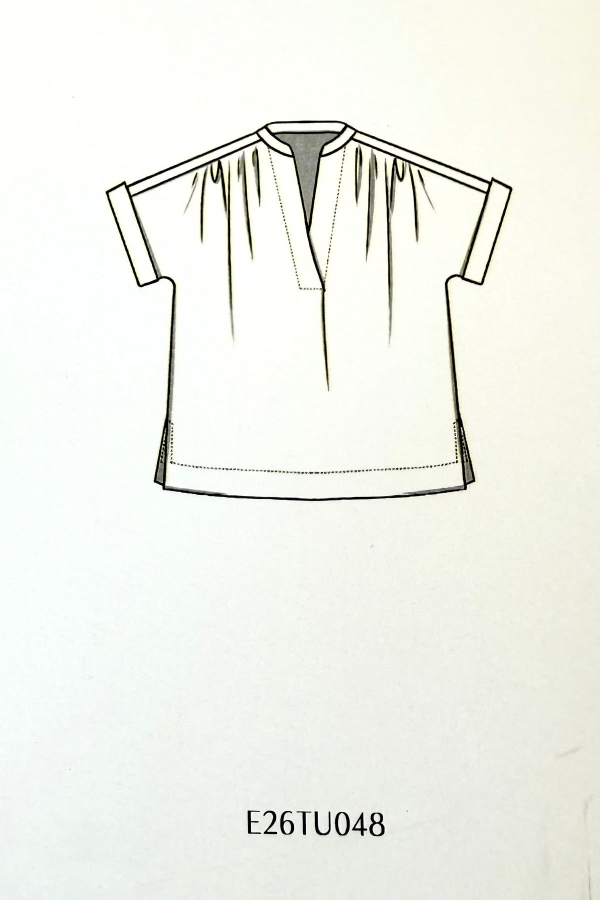 STELLA FOREST cotton blouse "ISOLDE" off-white