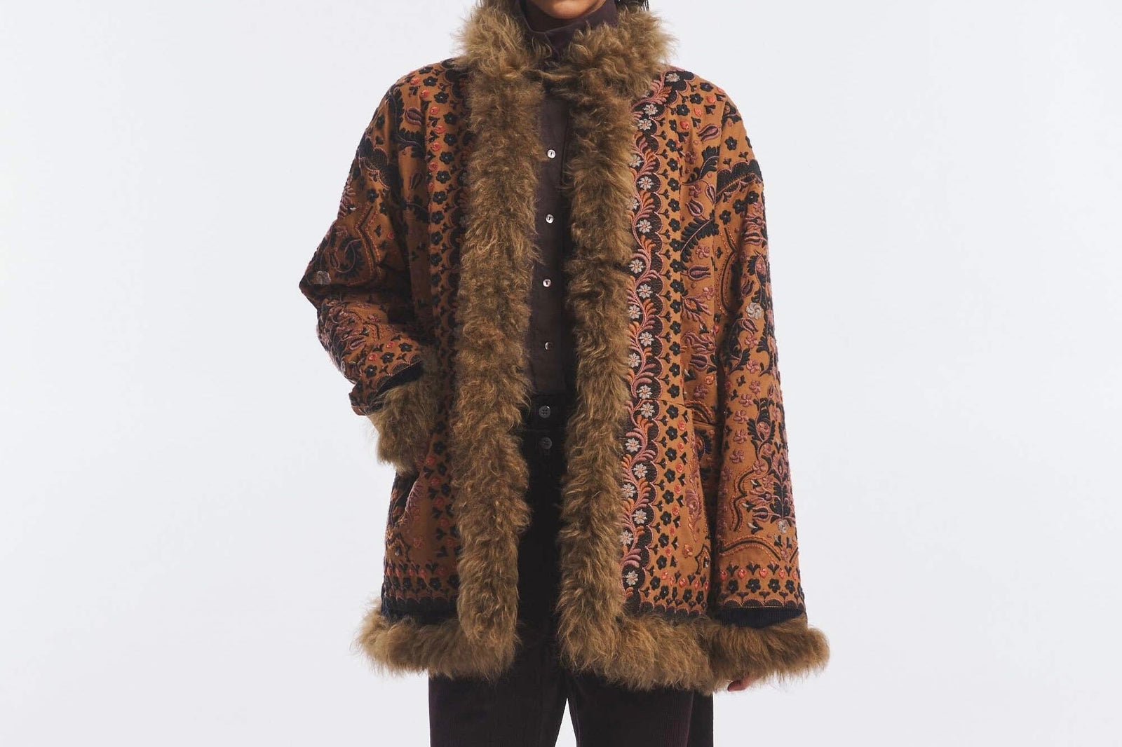 ANTIK BATIK Jacke "Ivan" camel oversized