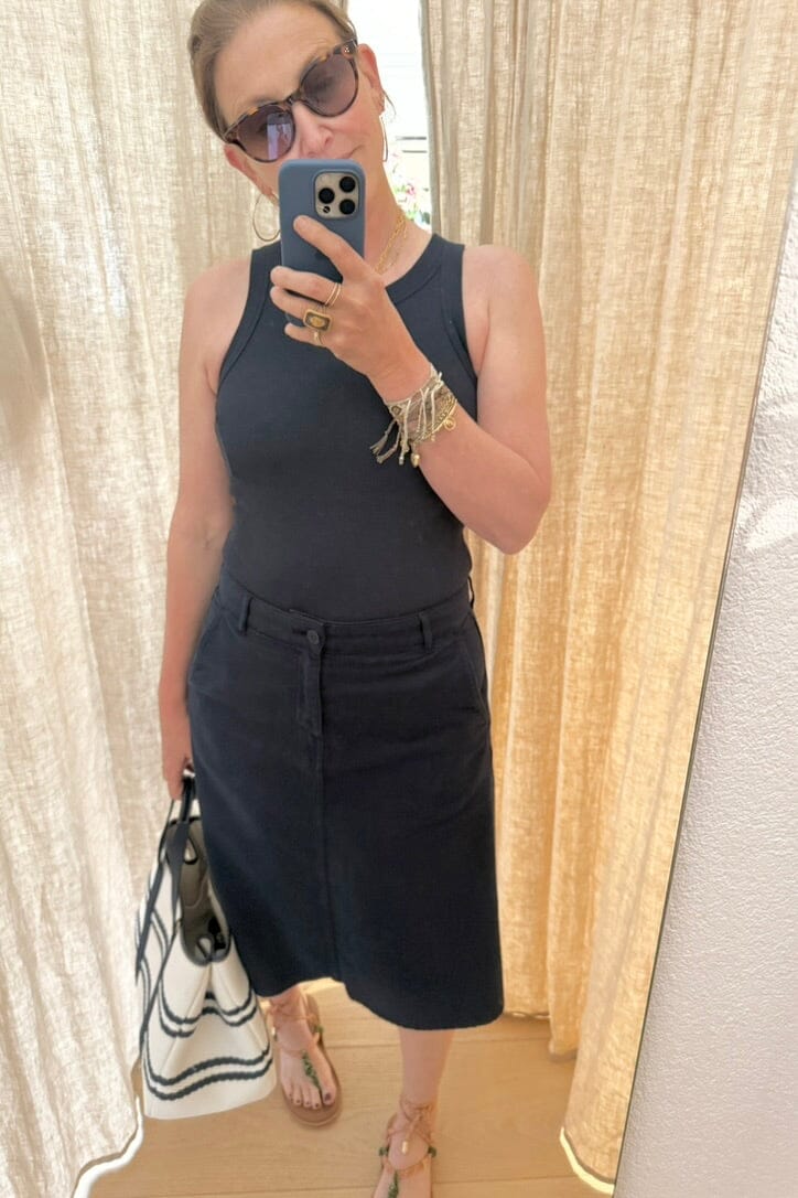 HAPPYHAUS  La Jupe "DANAH" night blue short