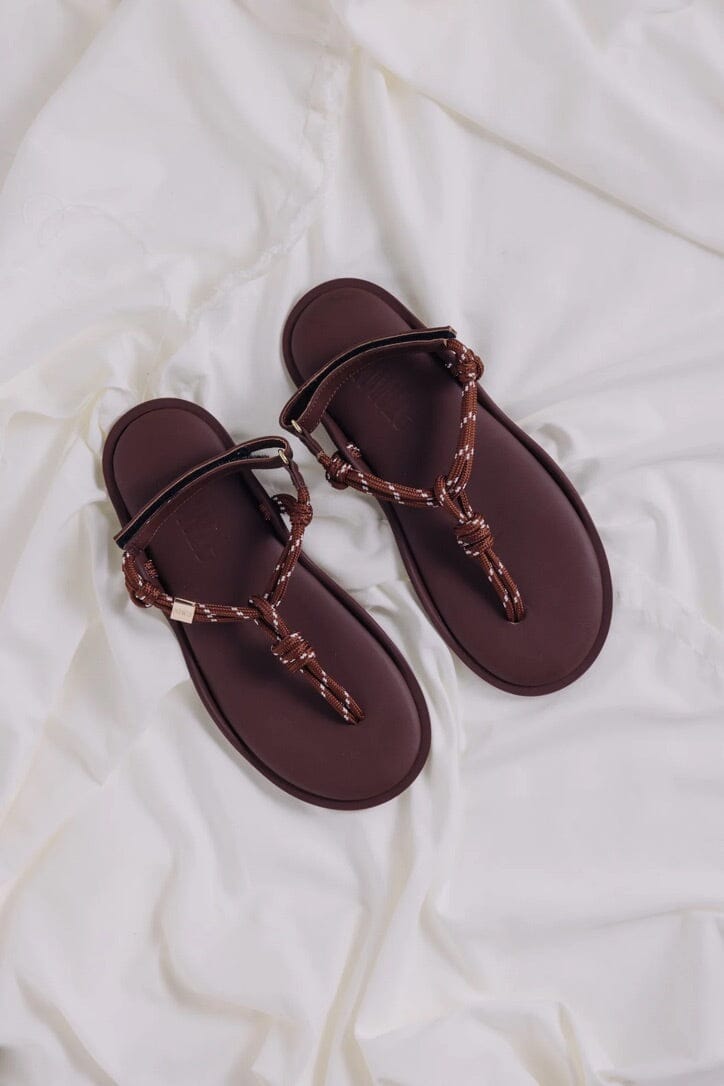 FLOWZE Ledersandalen "FLO" braun