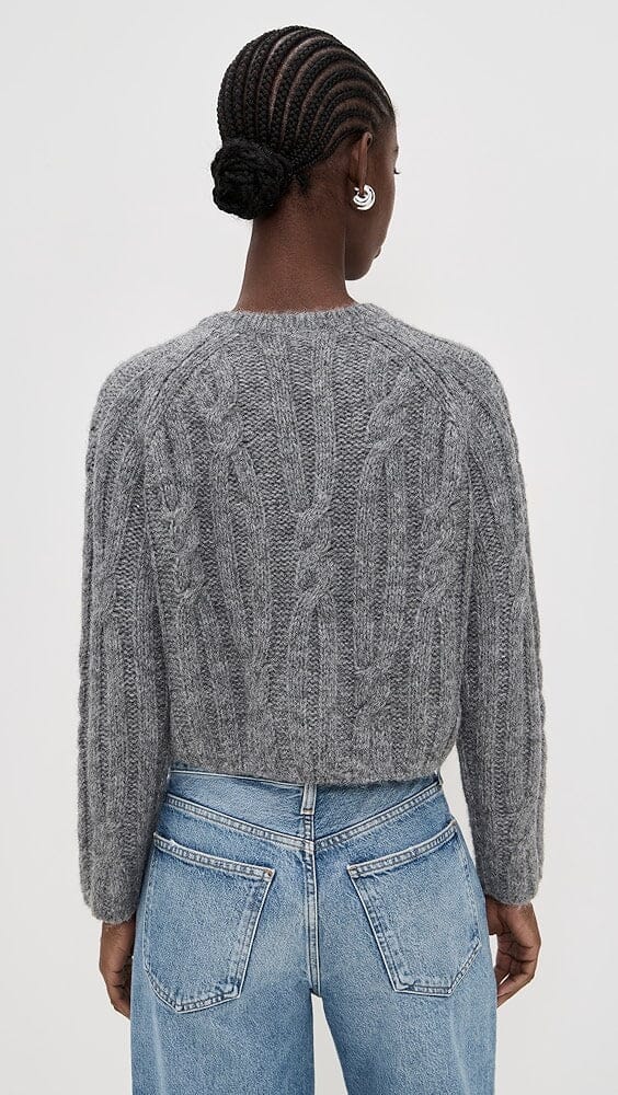 VELVET Strickpullover "MARINA07" heather grey