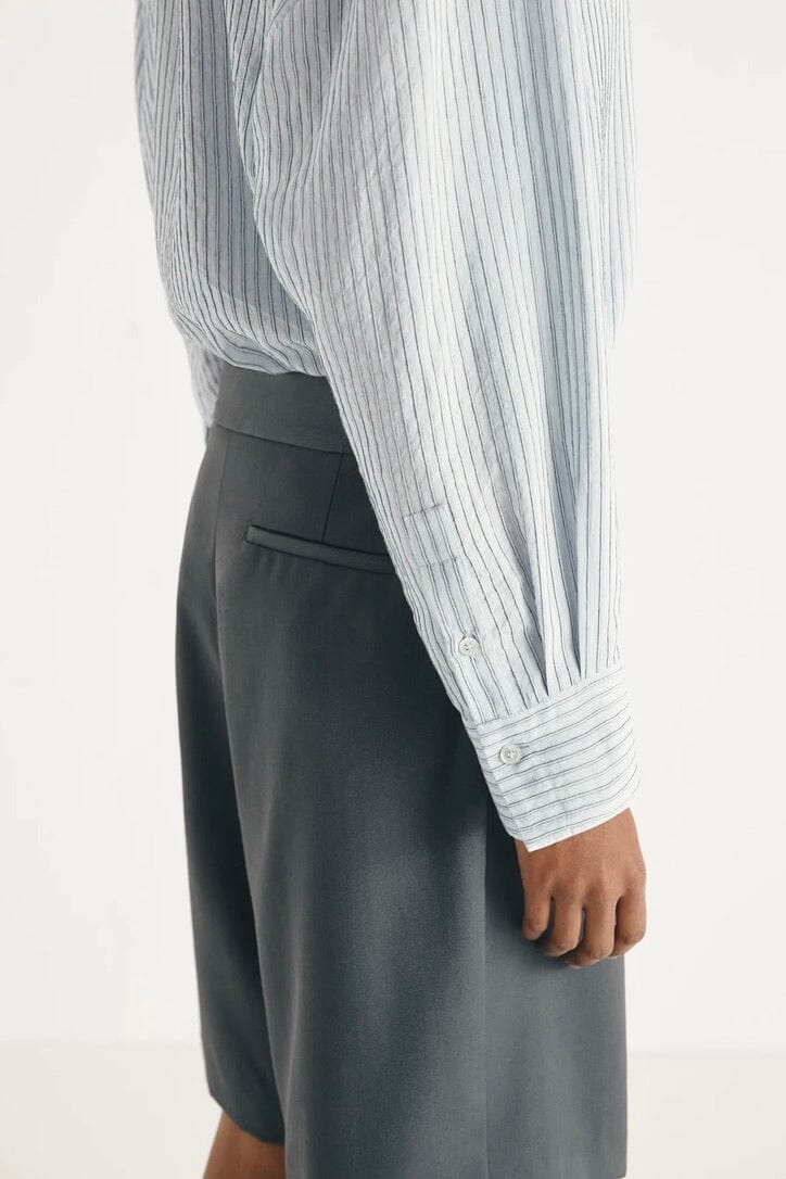 MASSCOB Viscose/Seiden Bluse "LUBNA" sea stripe