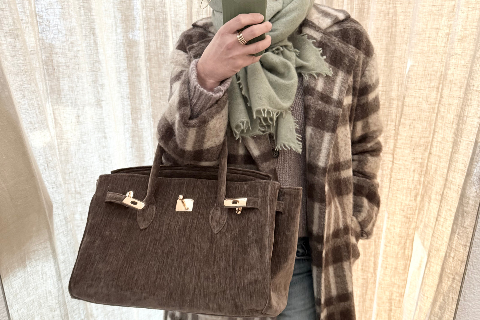 DEA KUDIBAL Woolcoat "CLORISSA" Beaver Check