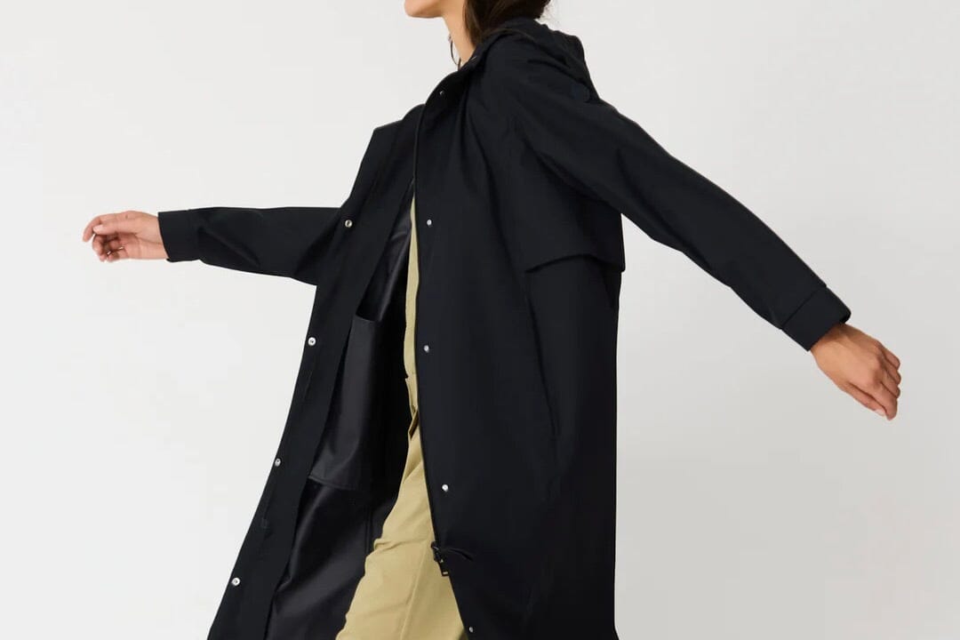 Tantä rain jacket "TORM" dark navy