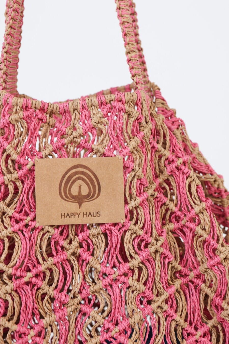 HAPPYHAUS S Raffia framboise