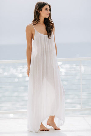 9seed - Tulum Cover up Dress - white