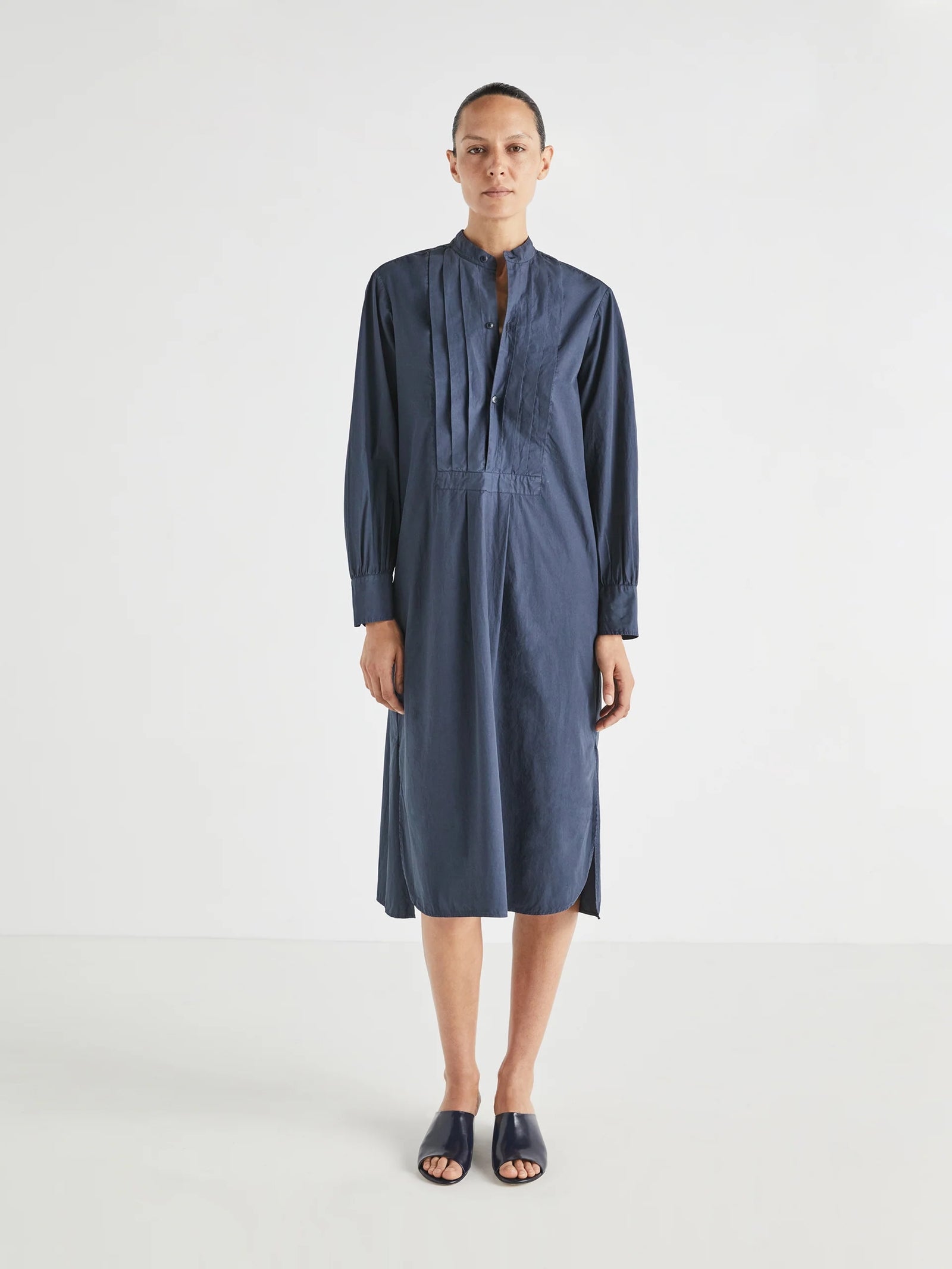 MASSCOB Baumwollkleid "NORDES" navy