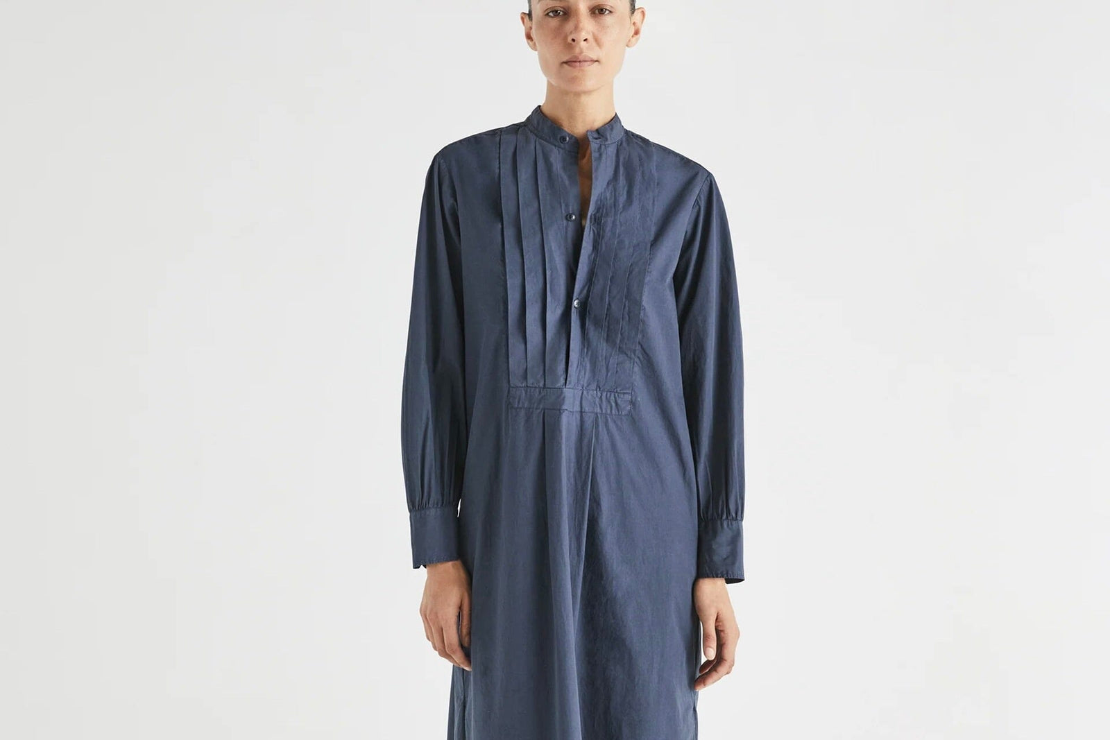 MASSCOB Baumwollkleid "NORDES" navy