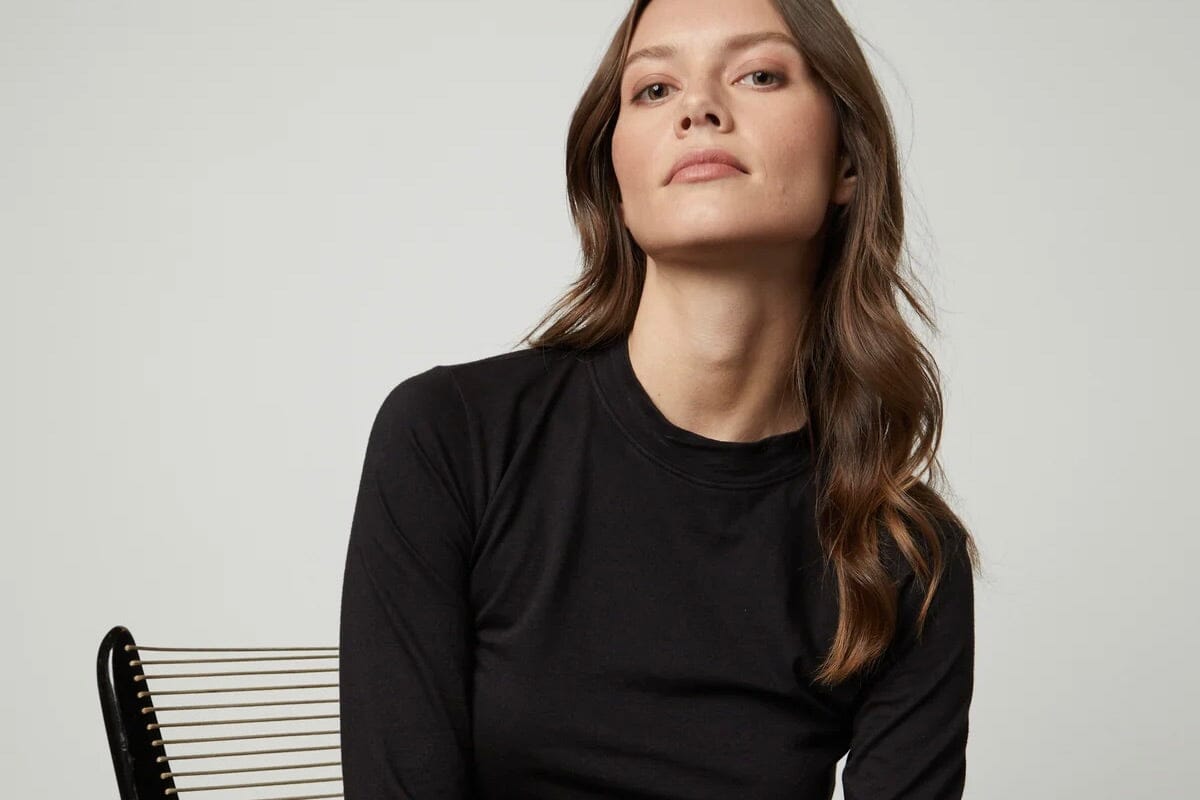 VELVET by Jenny T-Shirt "CAMINO" black