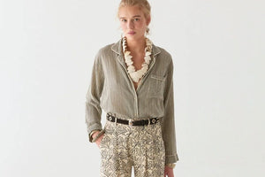 MAISON HOTEL Baumwollbluse "DODO" stripe
