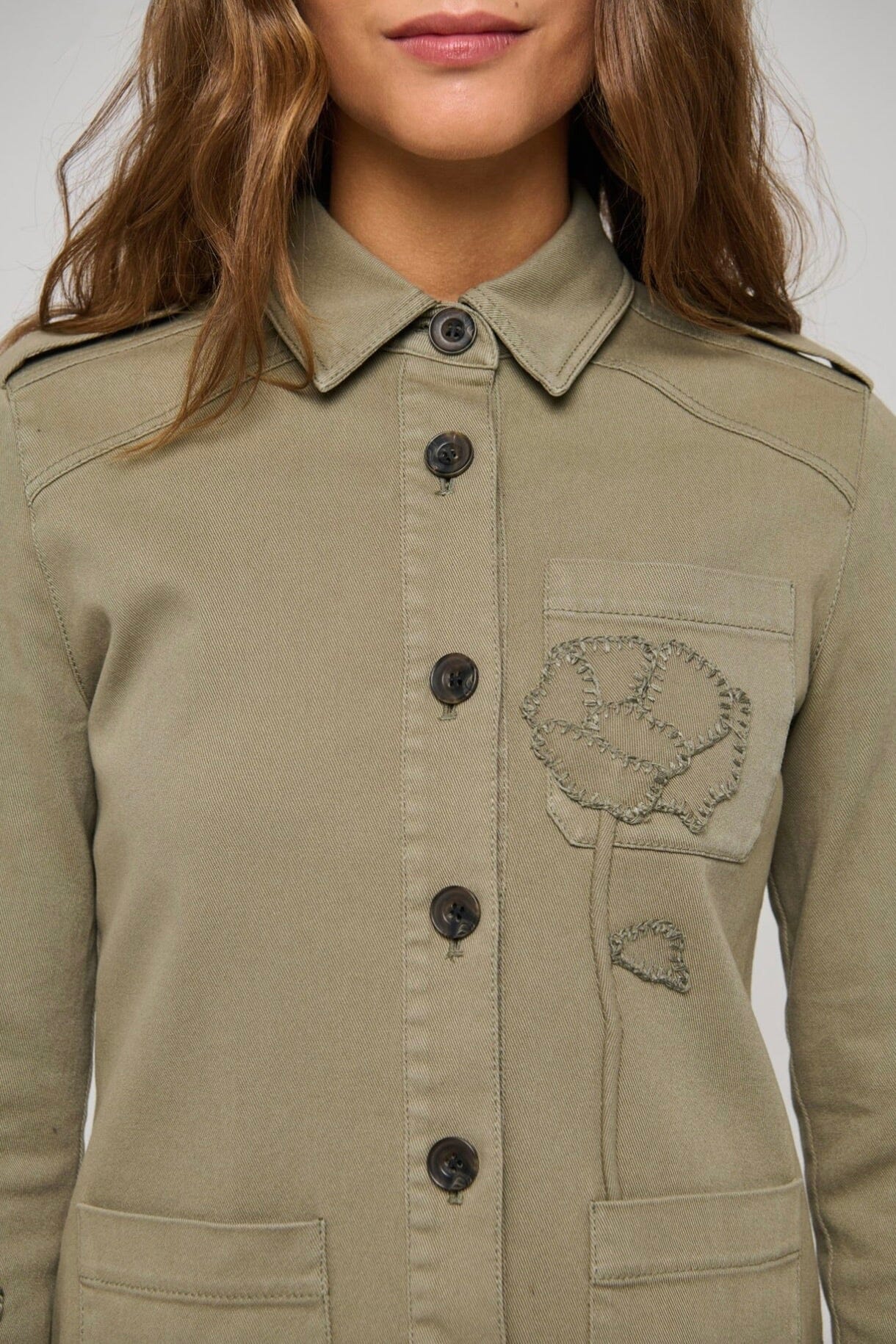 DEA KUDIBAL Baumwolljacket "NANNADEA" military