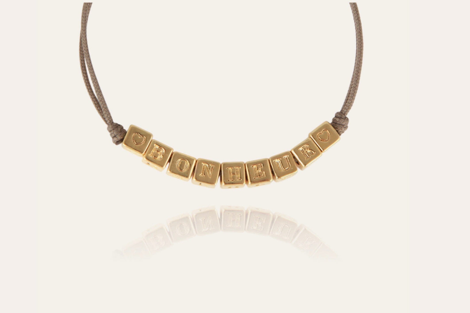 GAS BIJOUX "BONHEUR" vergoldet