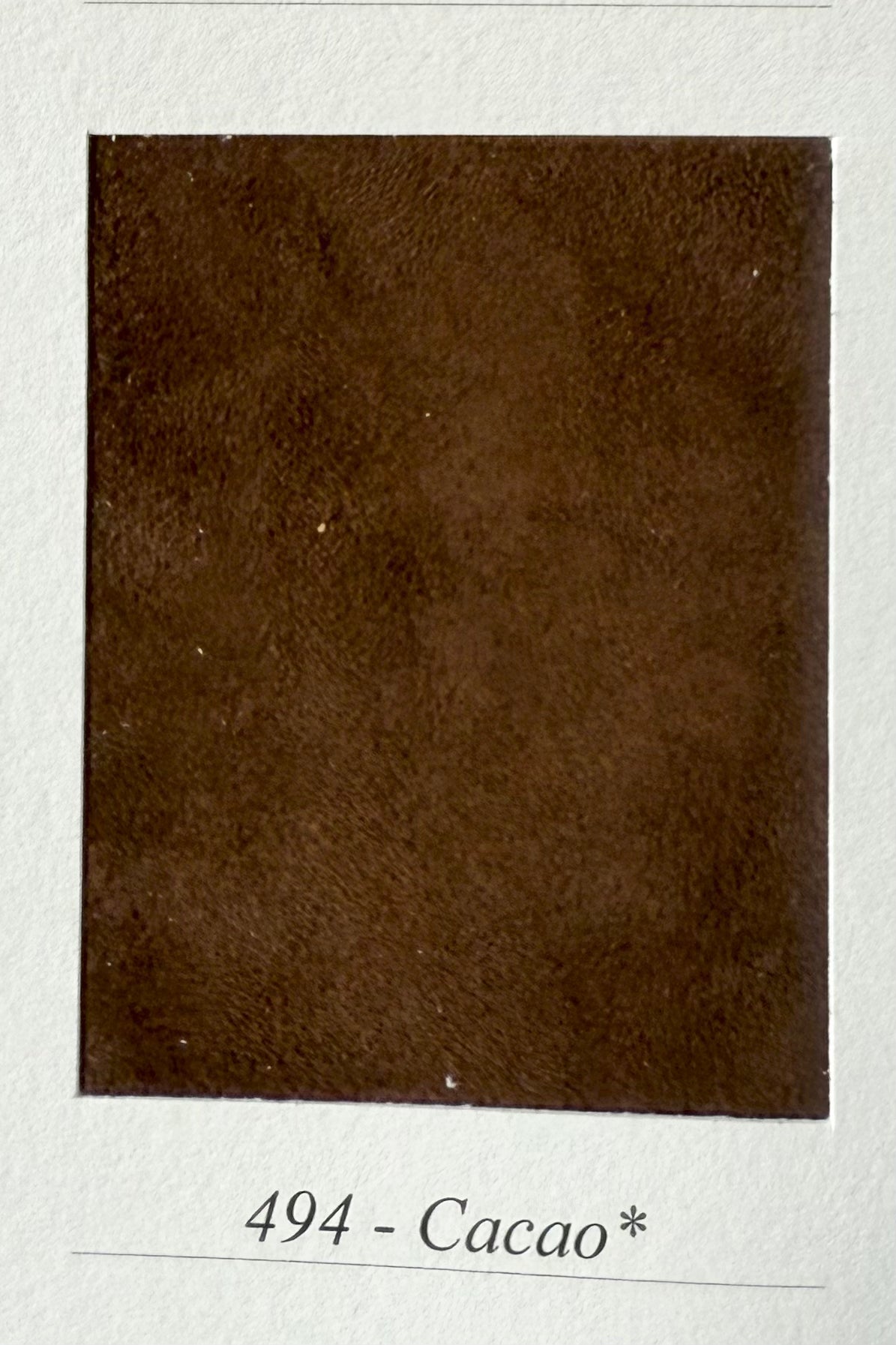 VIA MASINI Wildlederhose "FIRENZE" cropped cacao